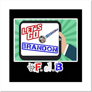 Lets Go Brandon - FJB Tablet Crack Pipe Posters and Art